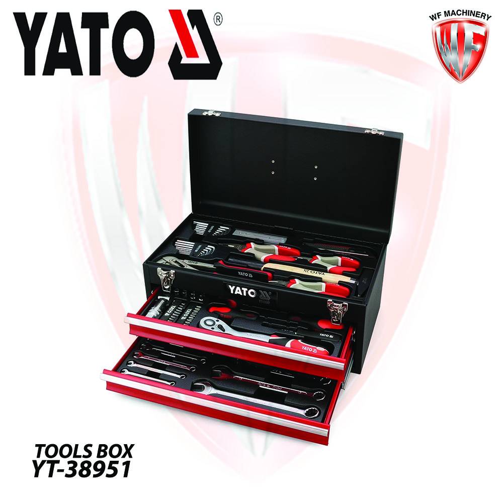 Yato YT38951 Professional Tool Box with 80pcs Tools Kit Set